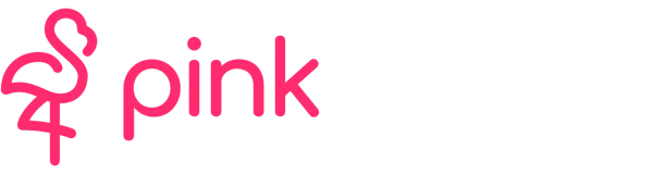 Pink logo.